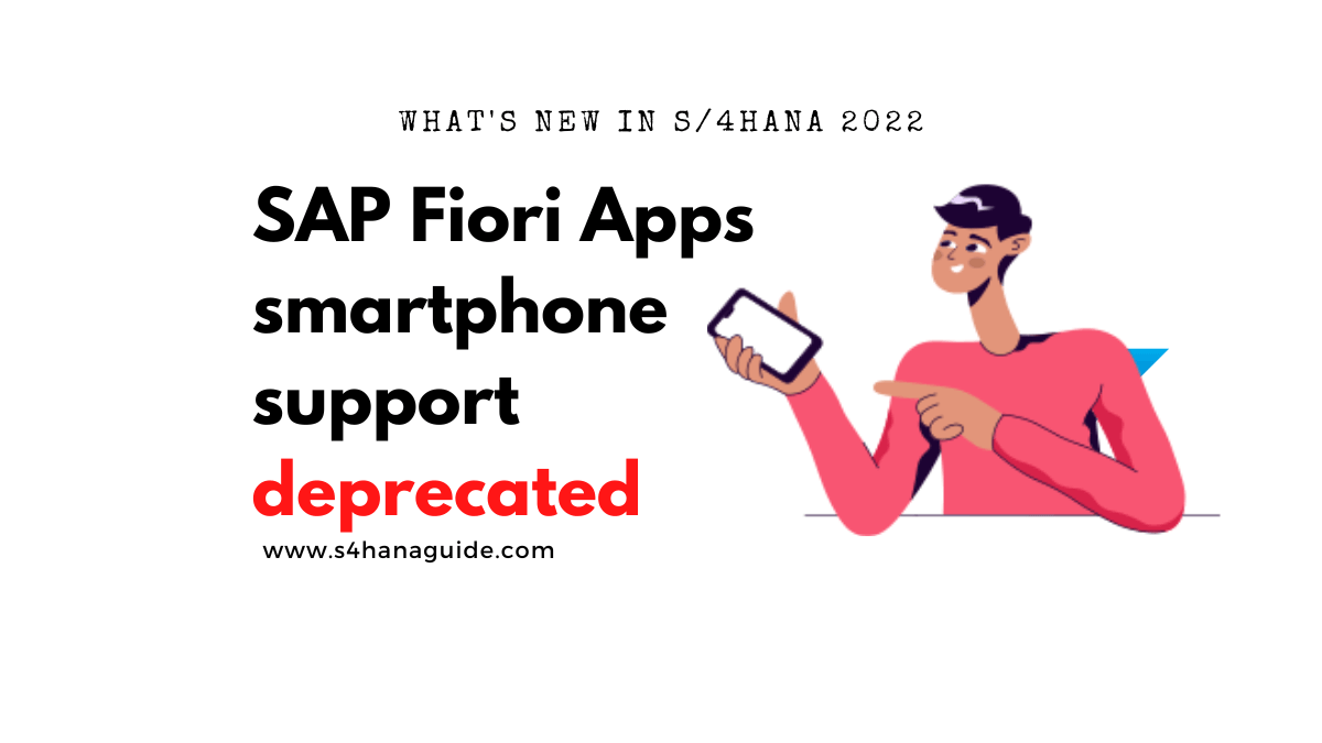 15 Fiori Apps Smartphone Support is Deprecated