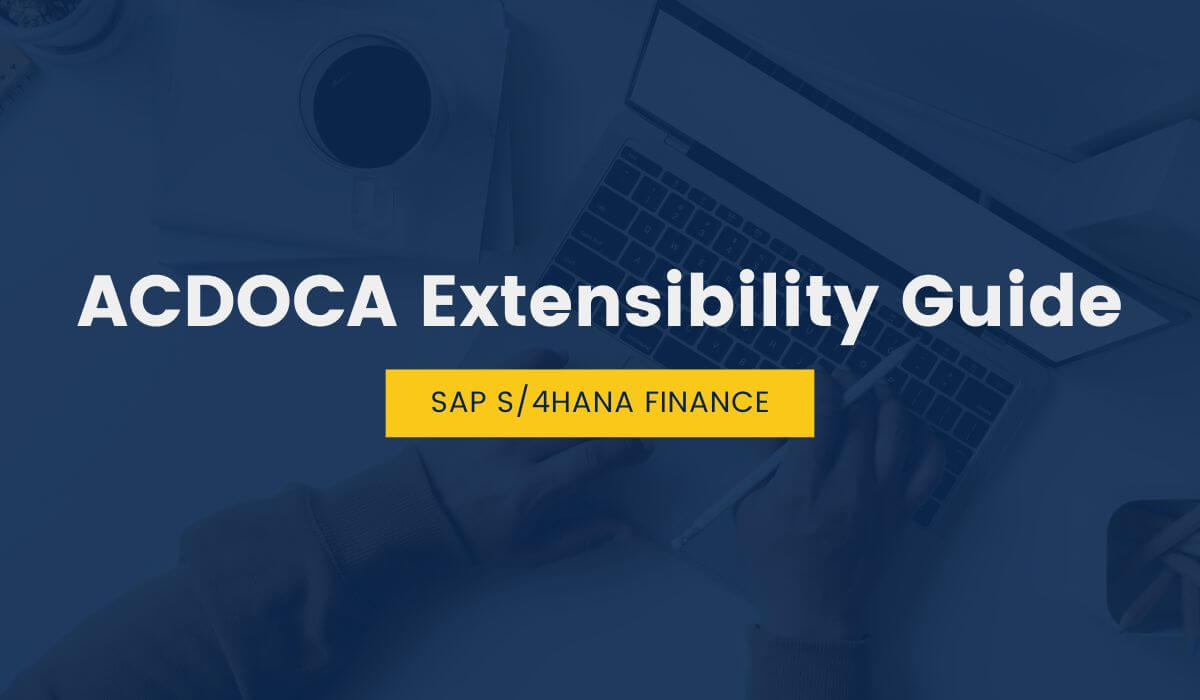 ACDOCA Extensibility Guide