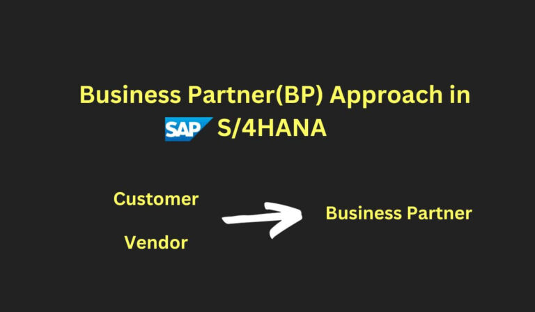 Business Partner in SAP S/4HANA