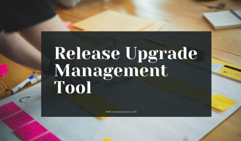 Release Upgrade Management Tool
